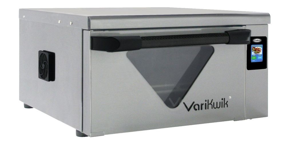 Cadco VKII-220-SS Electric Countertop VariKwik Fast Cooking Tri-Heat Oven, Stainless Steel 220V