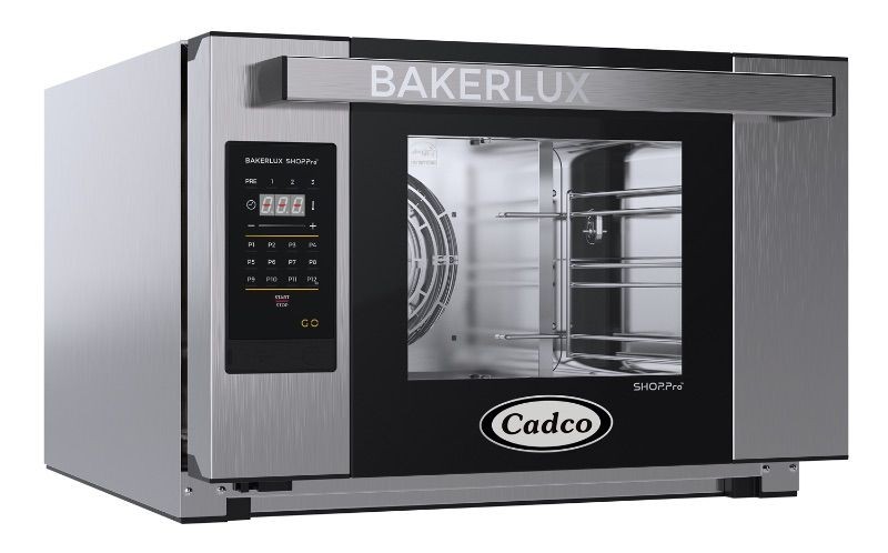 Cadco XAFT-03HS-GD Bakerlux GO Half Size Heavy Duty Digital Convection Oven, 120V