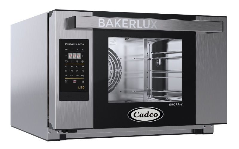 Cadco XAFT-03HS-LD Bakerlux LED Half Size Heavy Duty Digital Convection Oven, 208-240V