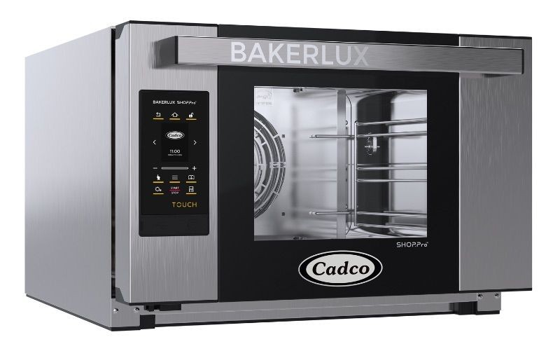 Cadco XAFT-03HS-TD Bakerlux TOUCH Half Size Heavy Duty Digital Convection Oven, 3 Shelves 208-240V