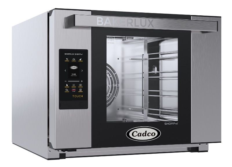 Cadco XAFT-04HS-TD Bakerlux TOUCH Half Size Heavy Duty Digital Convection Oven, 4 Shelves 208-240V