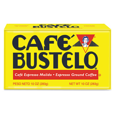 Cafe Bustelo, Espresso, 10 oz. Brick Pack, 24/Carton