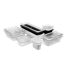Franklin Machine Products  247-1135 Cambro Camwear Clear Ninth-Size Food Pan 4&quot; Deep
