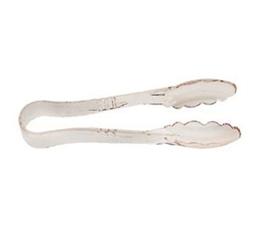 Franklin Machine Products  247-1077 Cambro Camwear Clear Plastic Scallop Tongs 9"