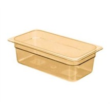 Franklin Machine Products  247-1059 Cambro Camwear Third-Size Amber Food Pan 4&quot; Deep