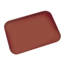 Franklin Machine Products  247-1050 Cambro Fastfood Brown Rectangular Tray 12&quot; x 16&quot;