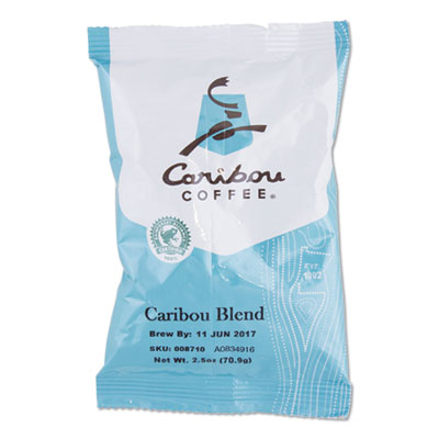 Caribou Blend Ground Coffee, 2.5 oz., 18/Carton