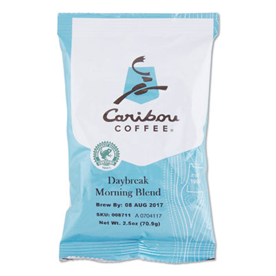Caribou Coffee Daybreak Ground Coffee, 2.5 oz., 18/Carton