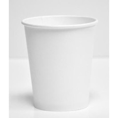 Cascades Paper Hot Cups, 8oz, White 1000/Carton