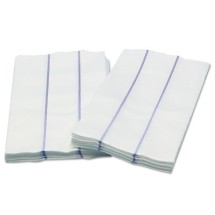 Cascades Tuff-Job Premium Foodservice Towel, White/Blue, 13&quot; x 24&quot;, 1/4 Fold, 72/Carton