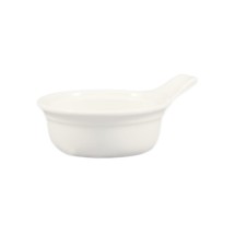 CAC China CAS-9 Oval Casserole with Handle 10 oz.