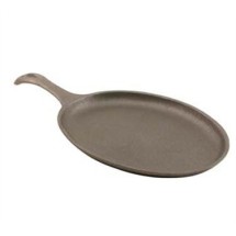 Franklin Machine Products  133-1341 Cast Iron Oval Skillet with Handle 9-3/4&quot; x 7-1/4&quot;