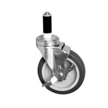 Franklin Machine Products  120-1091 Caster, Stem (5, with Brk, Gry )