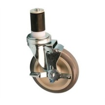Franklin Machine Products  120-1125 Caster, Stem (5, with Brk, Gry )