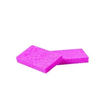 Small Cellulose Sponge, Pink, 24 Packs/Carton