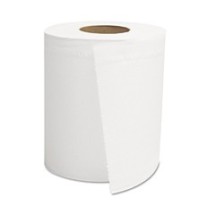 Center-Pull Roll Towels, 2-Ply, White, 8 x 10. 6 Rolls/Carton