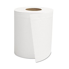 Center-Pull Roll Towels, 2-Ply, White, 8 x 10. 6 Rolls/Carton
