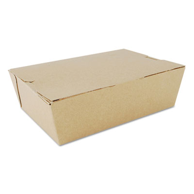 ChampPak Carryout Boxes, #3, Kraft, 7.75 x 5.5 x 2.5, 200/Carton