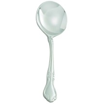 Winco 0039-04 Chantelle Extra Heavy Weight Stainless 18/10 Bouillon Spoon (12/Pack)