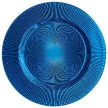 Jay Companies 1470345 Sunray Cobalt 13&quot; Charger Plate