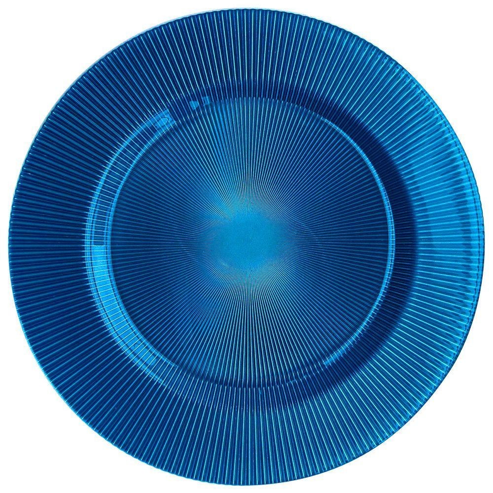 Jay Companies 1470345 Sunray Cobalt 13" Charger Plate