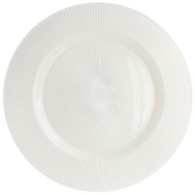 Jay Companies 1470344 Sunray Pearl White 13&quot; Charger Plate
