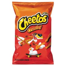 Cheetos Crunchy Cheese Flavored Snacks, 2 oz Bag, 64/Carton