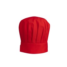 CAC China APHT-2BR Chef's Pride Bright Red Floppy Toque Hat 13&quot; H