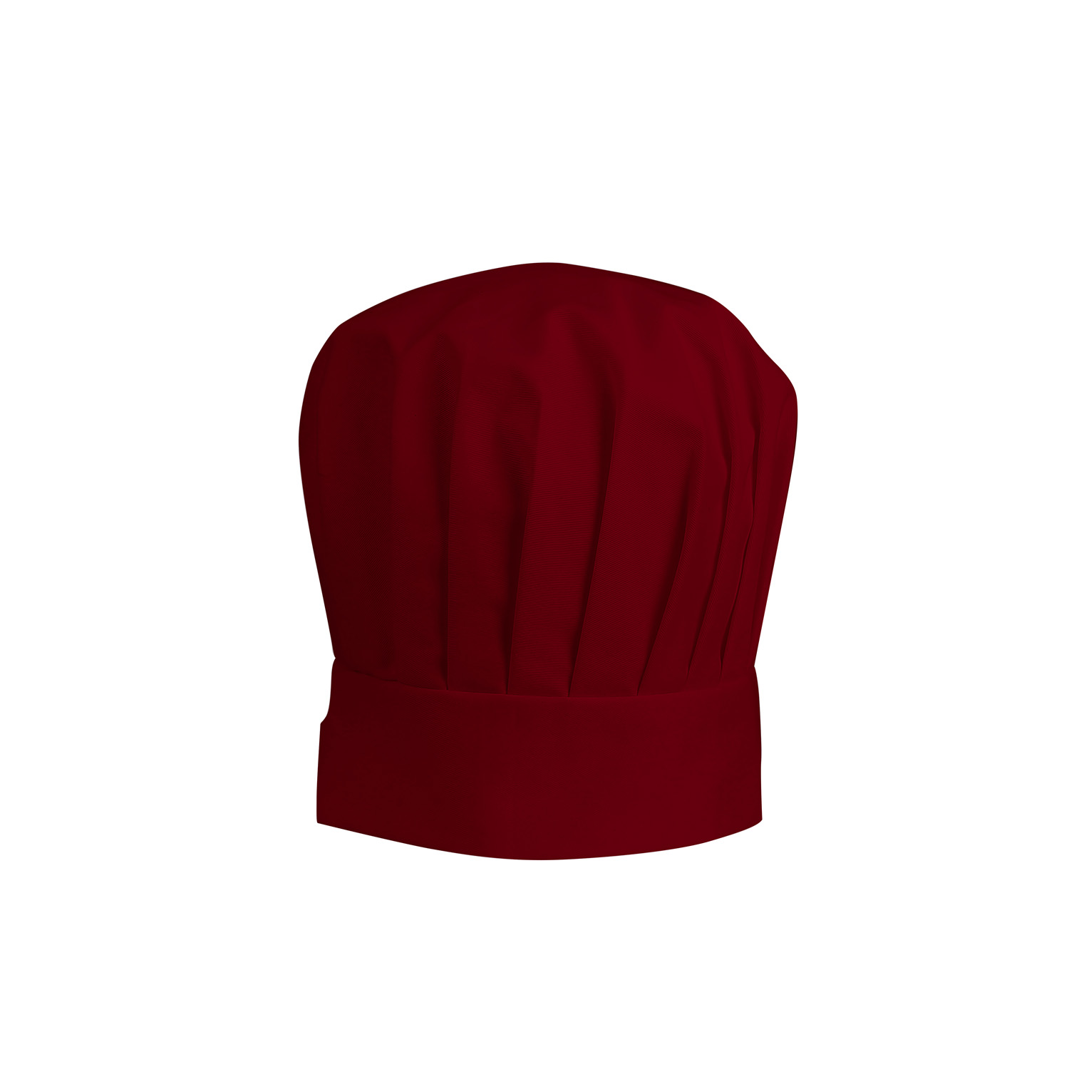 CAC China APHT-2RD Chef's Pride Red Floppy Toque Hat 13" H