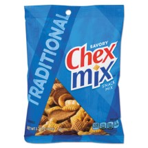 Chex Mix Traditional Flavor Trail Mix, 3.75 oz Bag, 8/Box