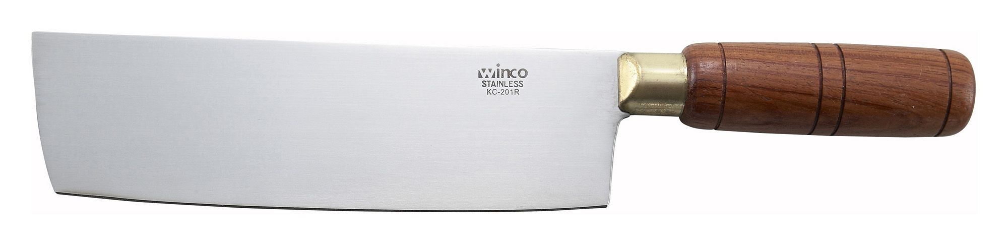 Winco KC-201R Chinese Cleaver with Wooden Handle 2-1/2" Wide