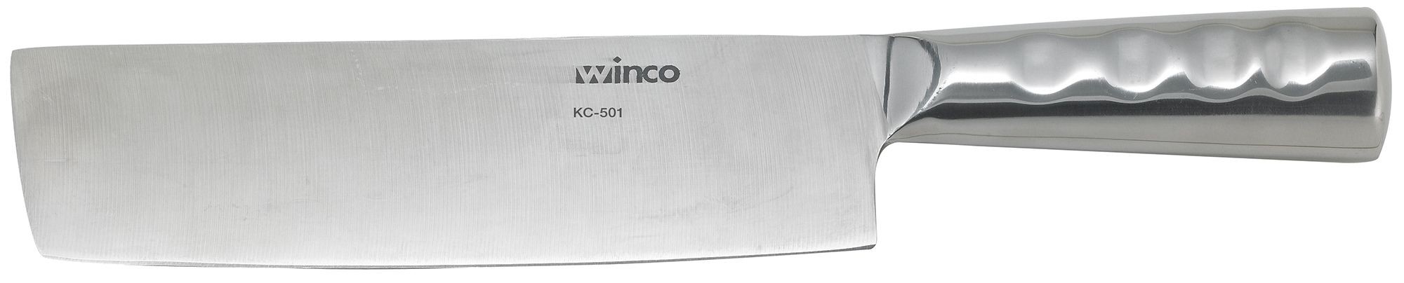 Winco KC-501 Chinese Cleaver with Steel Handle, 8" x 2-1/4" Blade