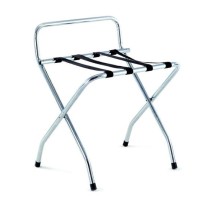 TableCraft 2324 Chrome Plated Tubular Luggage Rack 23-1/2"H