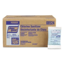 Clean Quick Powdered Chlorine-Based Sanitizer, 1 oz Packet, 100/Carton