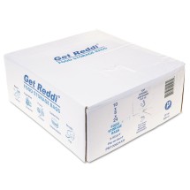 Clear Food Bags, 22 qt, 1.2 mil, 10&quot; x 24&quot;, 500/Carton