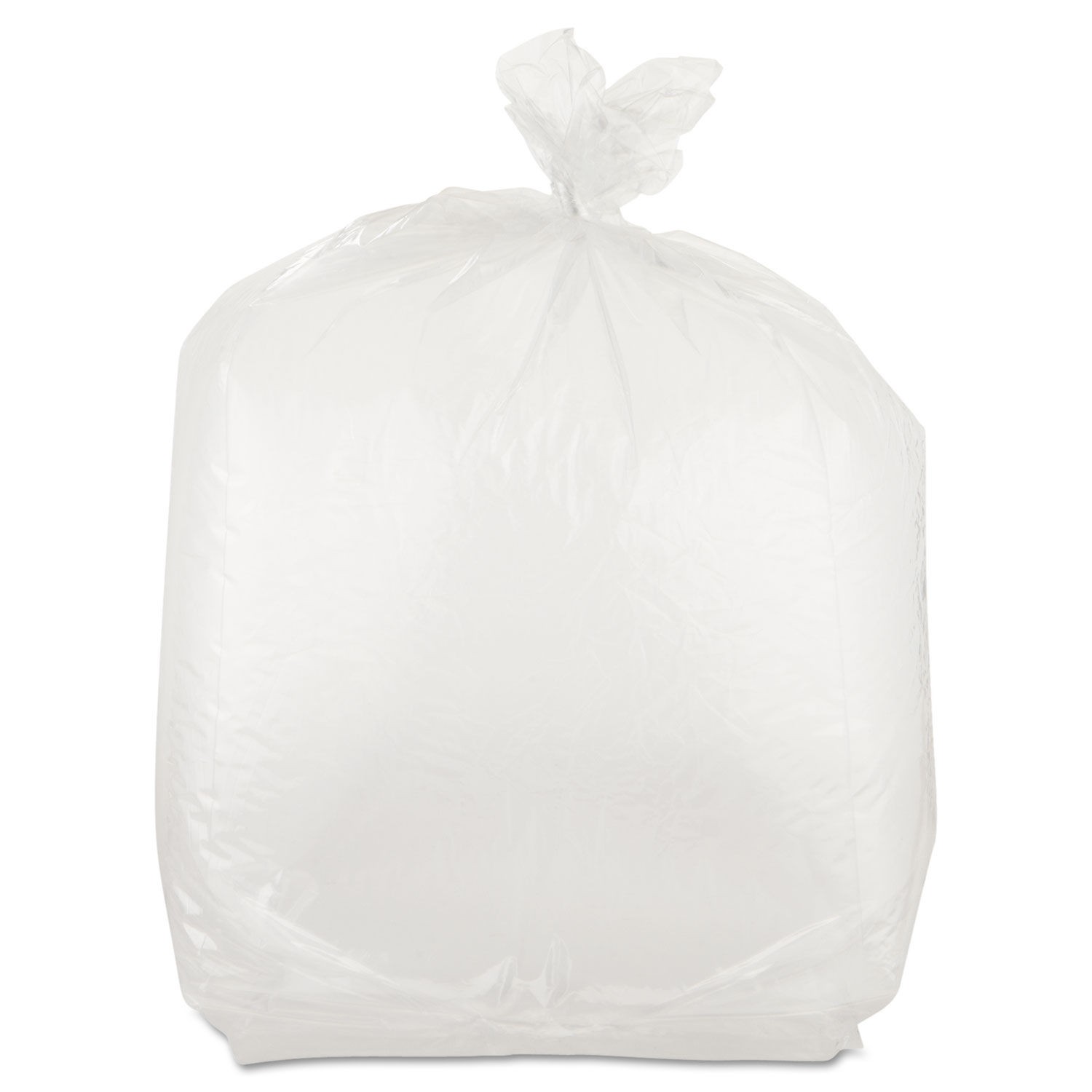 Clear Food Bags, 22 qt, 1 mil, 10" x 24", 500/Carton