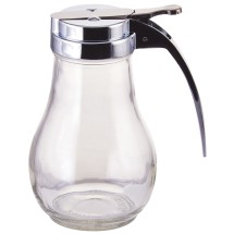 Winco G-116 Clear Glass 14 oz. Syrup Dispenser