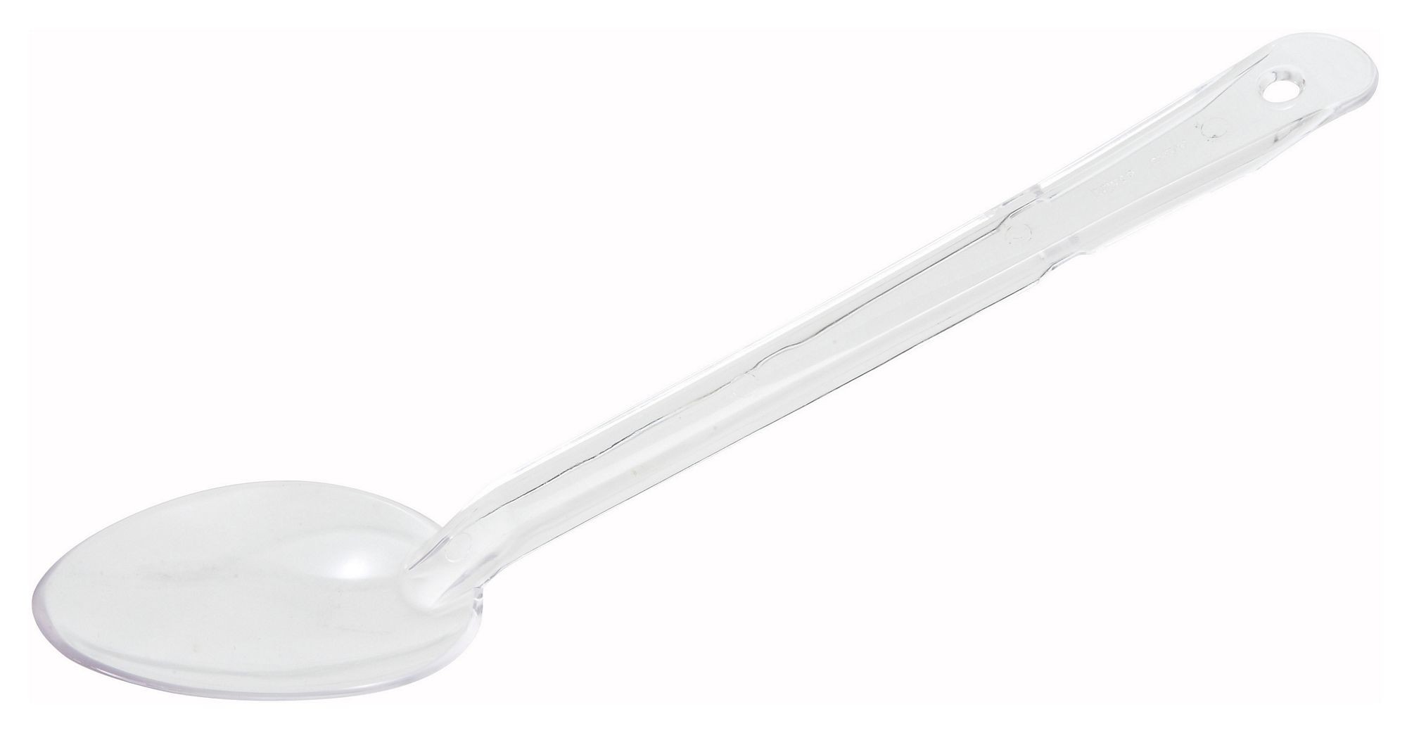 Winco PSS-13C Clear Plastic Serving Spoon 13"