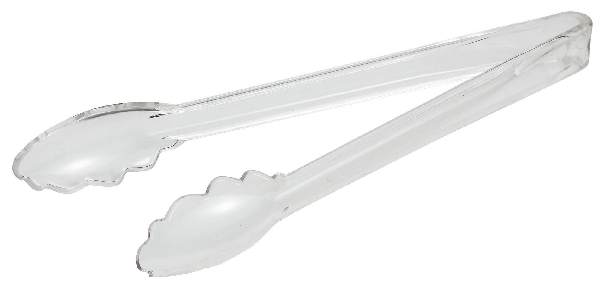 Winco PUT-12C Clear Polycarbonate Utility Tong 12"