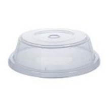 G.E.T. Enterprises CO-100-CL Clear Polypropylene Plate Cover for 7.9&quot; to 8.8&quot; Round Plate