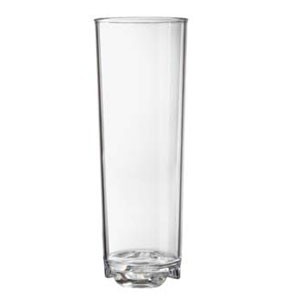 G.E.T. Enterprises SW-1444-1-CL Roc N' Roll Clear SAN Plastic 12 oz. Beverage Glass
