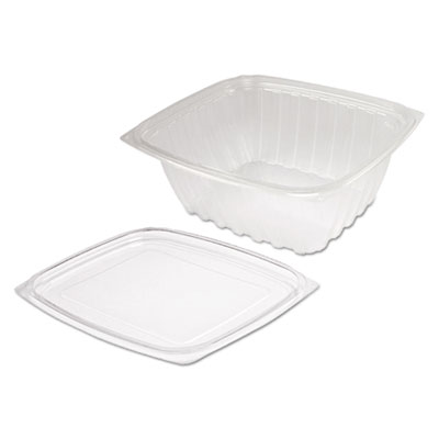 ClearPac Clear Container Lid Combo-Pack, 6 1/2 x 7 1/2 x 2.7, 63/Pack, 4 Pk/Ctn