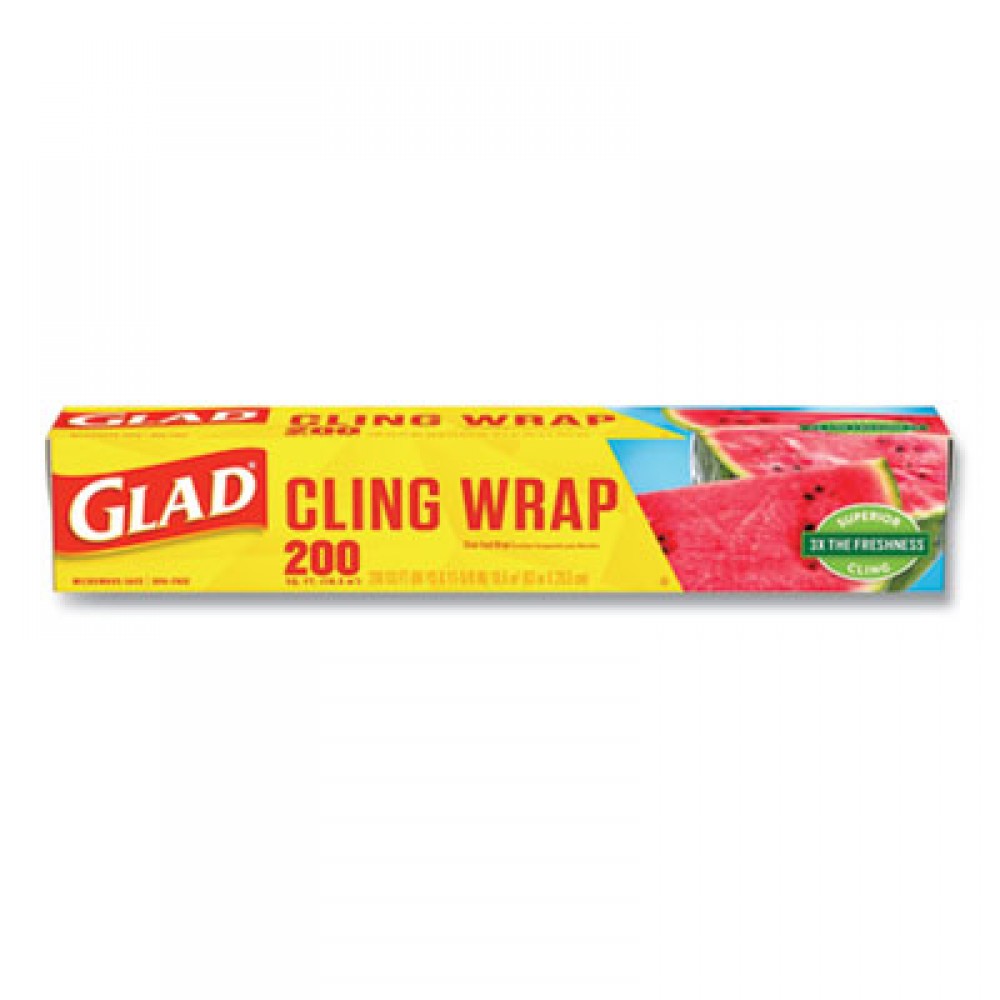 Glad Press'n Seal Plastic Food Wrap -100 Square Foot Roll (Pack of 9)