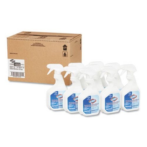 Clorox Disinfecting Bathroom Cleaner Bottle, 32 oz. Trigger Spray Bottles, 9/Carton