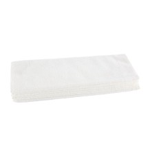 CAC China CLMF-16WT White Microfiber Cloth 16&quot; x 16&quot; 6-Piece