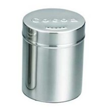 TableCraft 755 Stainless Steel Seattle Cocoa Shaker, 6 oz. 