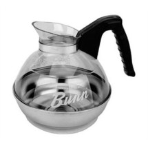 Franklin Machine Products  190-1110 Coffee Decanter with Steel Base/Black Handle
