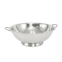 CAC China SMCD-13 Stainless Steel Colander, Footed with Handles 13 Qt.