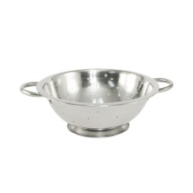 CAC China SMCD-3 Stainless Steel Colander, Footed with Handles 3 Qt.
