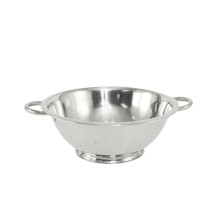 CAC China SMCD-5 Stainless Steel Colander, Footed with Handles 5 Qt.